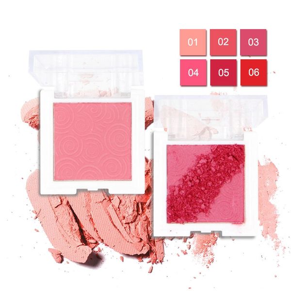

long lasting 8 colors natural blush baked cheek face blusher texture baked blush face base palette makeup