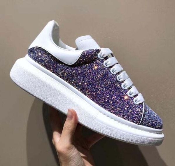 

designer shoes fashion luxury women men shoes men's leather lace up platform oversized sole sneakers white black casual shoes c2