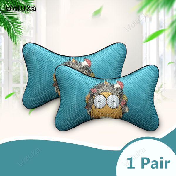 

2pcs car headrest cartoon cute comfortable head pillow neck one pair car neck pillow interior supplies cd50 q01
