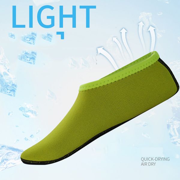 

water socks aqua swimming shoes snorkeling non-slip seaside beach breathable diving socks fit for swimwear women man surfing