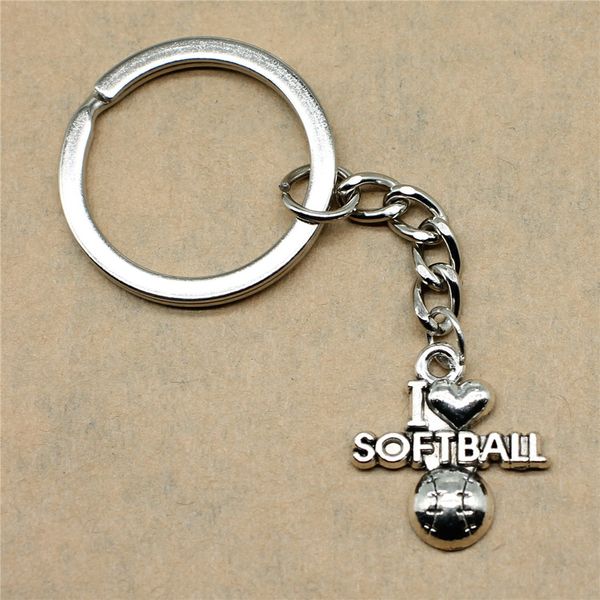 Car Keychain I Love Softball Birthday Party Supplies New Year