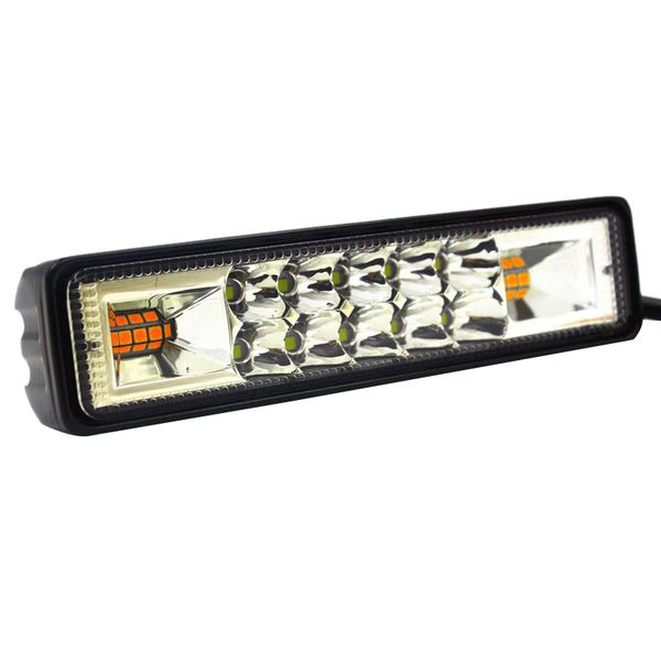 

1pc car atv offroad led 48w strobe flash work light bar 6000k lamp replacement