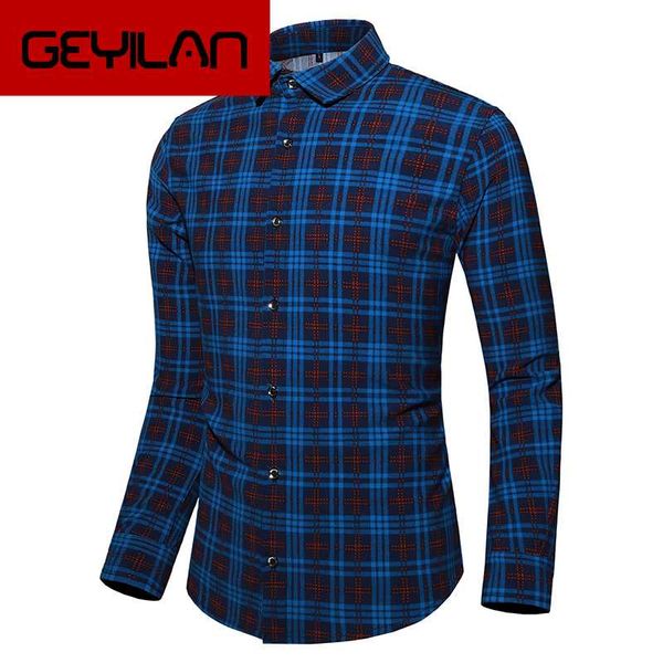 

рубашка мужская slim fit с длинным рукавом платье рубашки мужчины повседневная рубашка мужской социальный 2019 осень плед -7xl a10, White;black