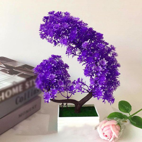 

crafts ornament green plant pine bonsai leaves artificial simulation leaf fake