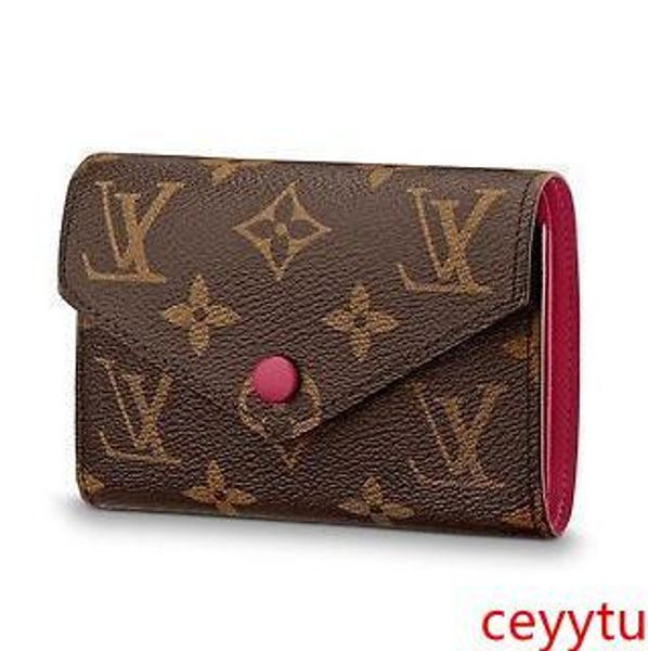 

m41938 victorine кошелек старый цветок роза красная икра real lambskin цепи закрылков сумка с длинной цепью бумажники ключа держатели кошеле