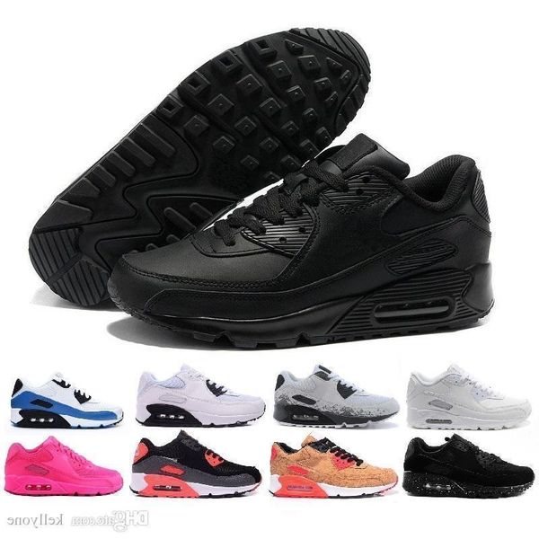 

wholesale fashion men sneakers shoes classic 90 men and women running shoes sports trainer cushion 90 surface breathable sports shoes