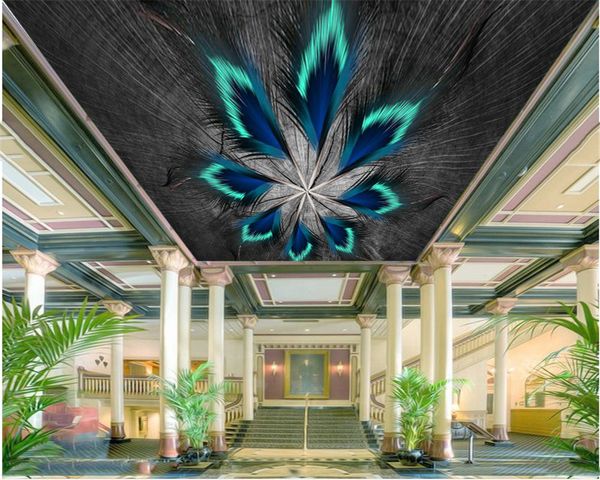 

современные украшения дома обои красивая перо гостиная спальня zenith украшения mural обои