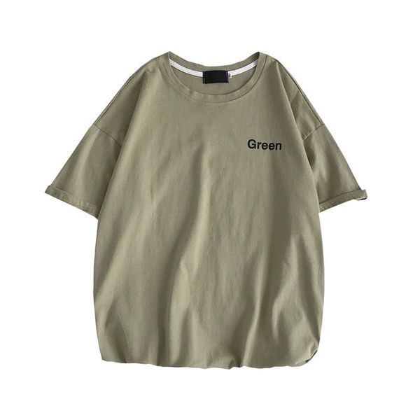 

2020 men's t-shirt summer short-sleeved t-shirt men's men, White;black