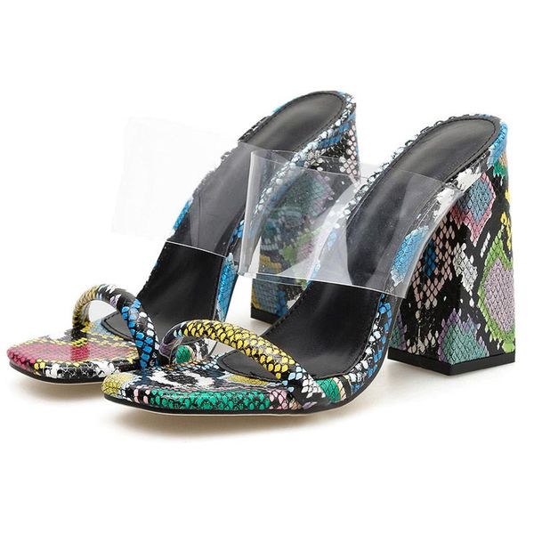 

women fashion thick high heels sandals bling shoes woman 2020 summer ladies buckle slingbacks sandals female shoes, Black