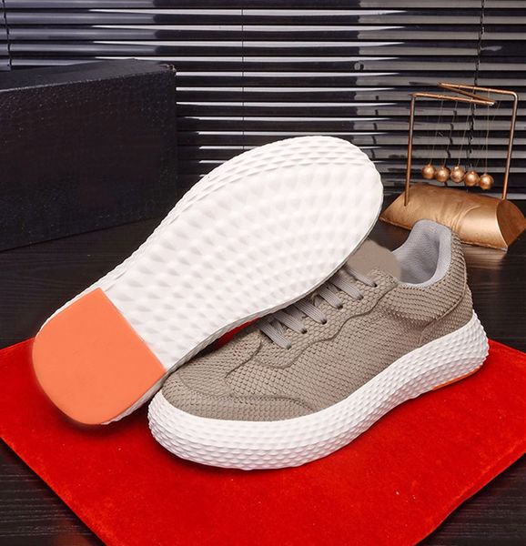 

summer 2019 new bubble low band lace with breathable mesh serpentine lightweight trend european and american sports wind men's shoes, Black