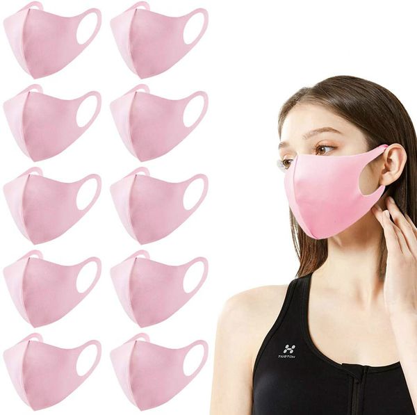 

горячая продажа черный рот маска моющийся упругую ушной face дыхательная маска многоразового использования