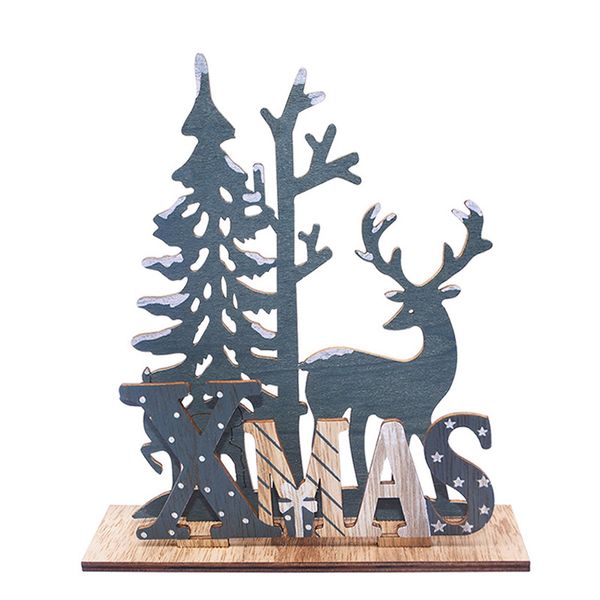 

wooden reindeer christmas decoration diy wood crafts xmas ornaments for christmas party home table decorations new year 2020