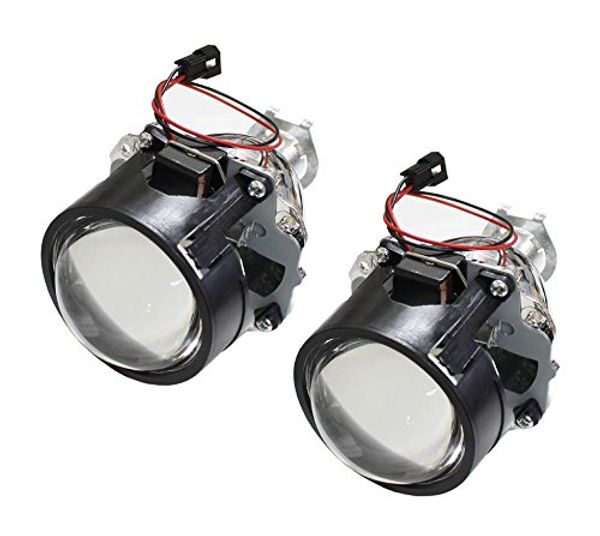 

2.5 inch bixenon hid car projector lens fit for h1 h4 h7 car headlight headlamp lamp bulb assembly kit