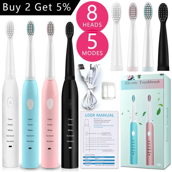 

smart ultrasonic electric toothbrush rechargeable dental scaler tooth calculus home portable remover stains dentist brush heads