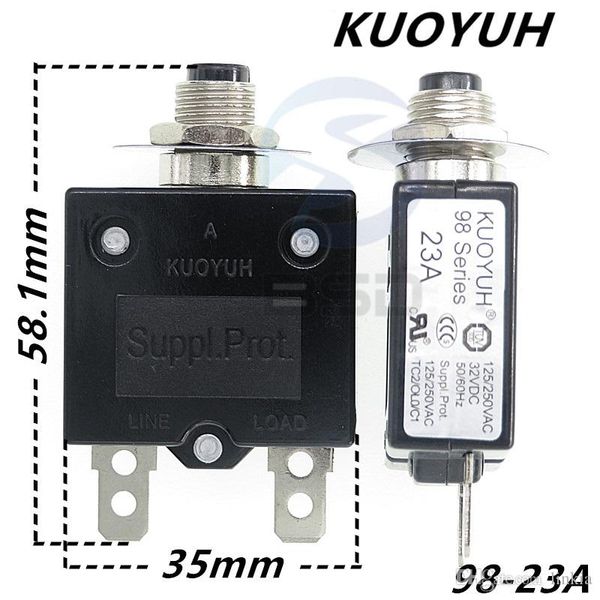 

taiwan kuoyuh 98 series-23a overcurrent protector overload switch