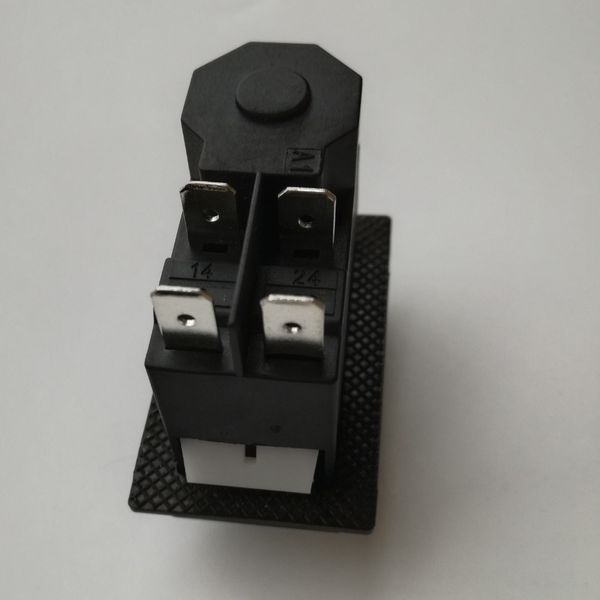 Freeshipping KJD16/120V 4Pins Wasserdichter elektromagnetischer Ein-Aus-Druckknopfschalter für Werkzeugmaschinen