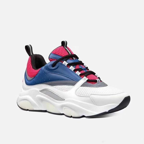 

2020 new b22 men's sports shoes technical knit calfskin casual shoes fashion ladies french designer brand casual shoes, Black