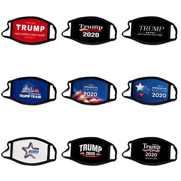 

designer trump face mask meltblown non woven masks three layers waterproof mask air transport wholesale2020 #455