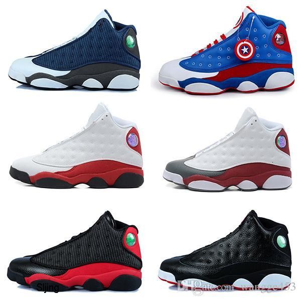 

2020 new shoes 13 13s women men basketball shoes red bred black brown white hologram flints grey sports sneakers 5.5-13