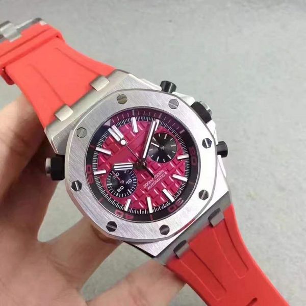 

fashion watchwatch, imported quartz time machine.all-natural army color rubber watch strap, Slivery;brown