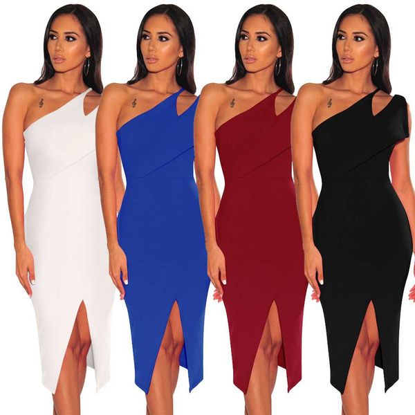 

summer dress 2019 fashion fashion womens bodycon sleeveless slim hollow fork cocktail party dress vestidos de festa 38, Black;gray
