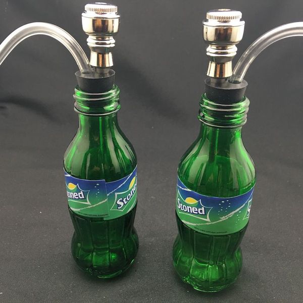 Bunte Mini Multi-Farben Hand Tabakrohre Best Löffel Sprite Wasser Glas Bongs Zubehör Glas Wasser Räucherrohre