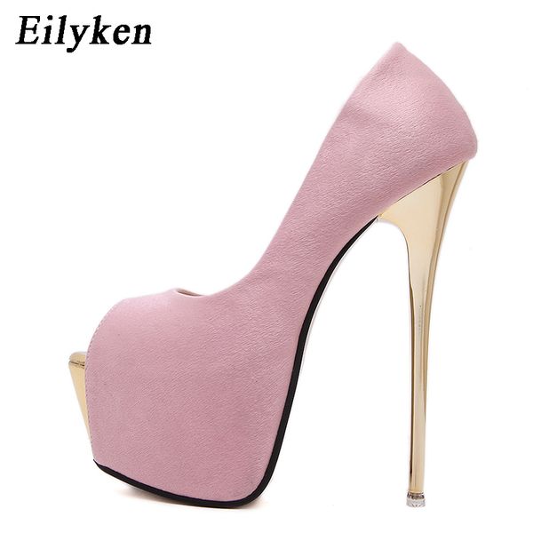 

eilyken women pumps high heels womens peep toe pumps platform shoes white black pink wedding party shoes size 34-45