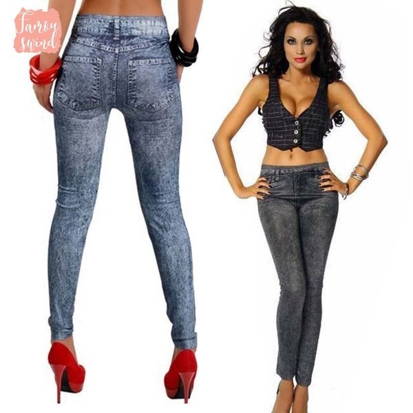 

леггинсы новые 2019 горячие женщины весна осень мода тощий тонкий джинсы высокий эластичный пояс омывается тонкий карандаш джинсовой поножи, Black