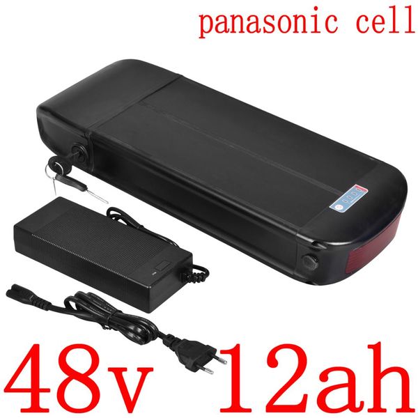 

48v 500w 750w 1000w electric bicycle battery 12ah ebike scooter 8ah 11.6ah lithium use panasonic cell
