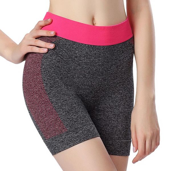

women sport shorts summer 2016 fashion women's casual printed beach skinny short cool running compression short fitness jogging, White;red