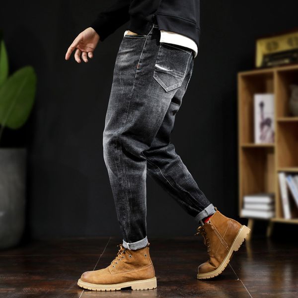 

большой размер мужские джинсы, Blue