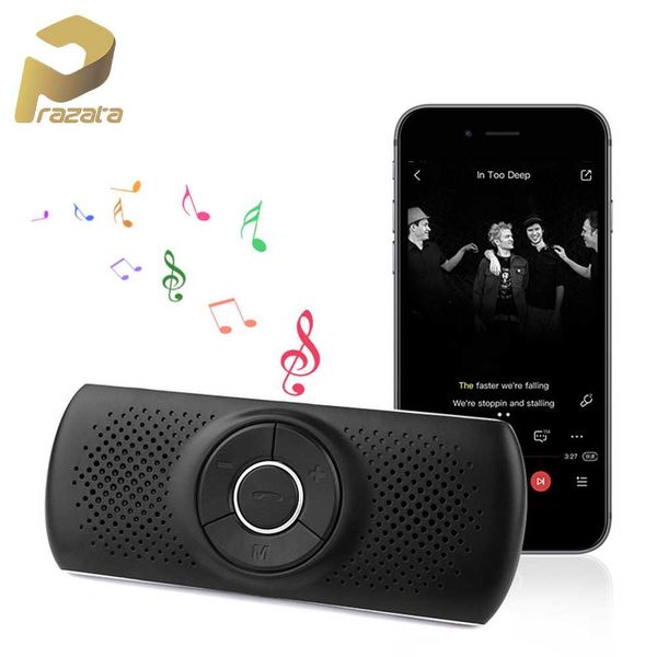 

prazata bluetooth car kit mp3 player bluetooth 4.2 edr 3w speaker car handskit support tf card connect 2 phones