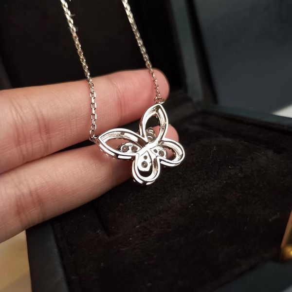 

fashion-spring and summer 2020 new products launched sky series hollow butterfly necklace female ornaments christmas gifts, Silver