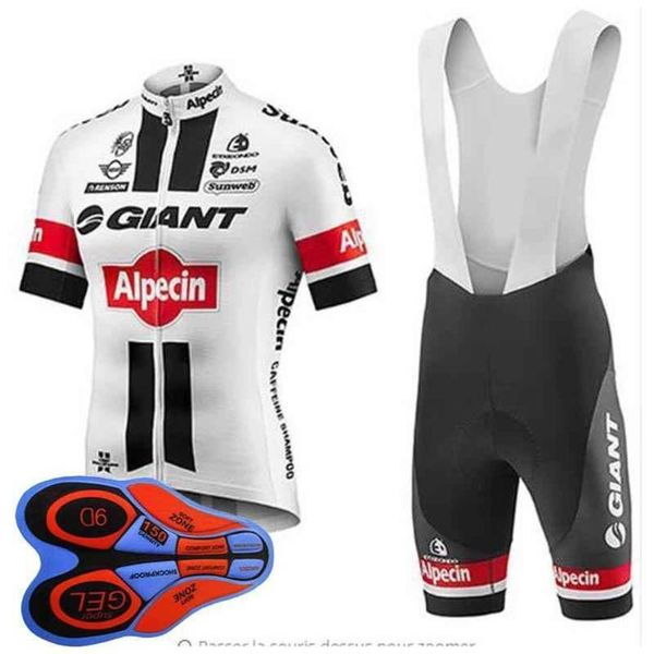 

2020 cycling jersey set giant short sleeves mtb bike clothing bicycle clothes summer outdoor sportswear bib shorts gel pad 100818y, Black;red