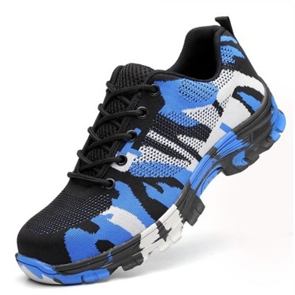 

2019 новых мужчин и женщин стальные носки защитные ботинки на открытом воздухе дышащая защитная обувь для мужчин рабочие прокол доказательст, Black