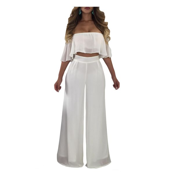 

2018 рябить растениеводство топ широкие брюки комплект леди костюм женские повседневные летние брюки из двух частей комплект женские спортив, Gray