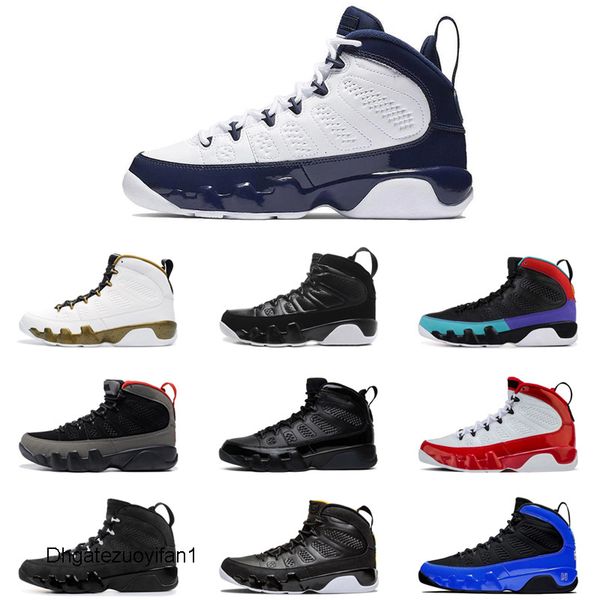 

men basketball shoes 9 9s jumpman bred gym red black white unc citrus anthracite snakeskin statue mens trainers fashion sports sneakers 7-13