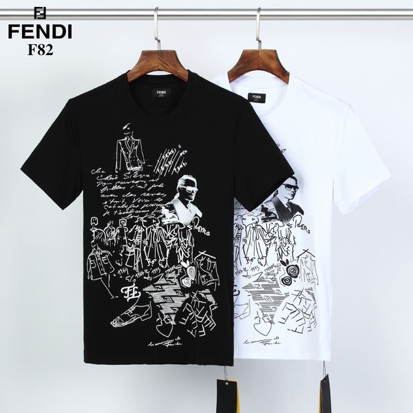 

men's clothingtees & polonew men's casual wear t-shirts and polo shirts for 2020 v61, White;black