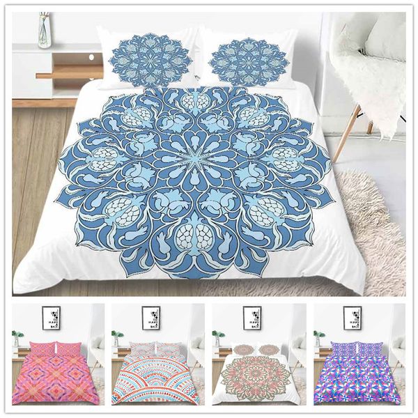 Modern Print Duvet Cover Fashion Pillowcase Bedding Single Double King