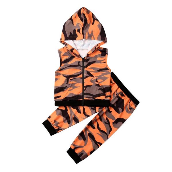 

baby clothes sets 2020 new toddler kids girl hoodie camouflage coat legging pants clothes 2-5y, White