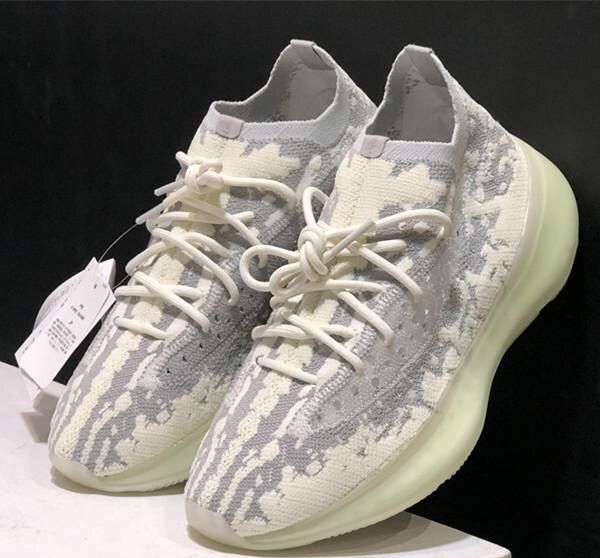 

380 v3 kanye west alien designer running shoes men women bold black and stark white citrin 3m outdoor sports sneakers with box