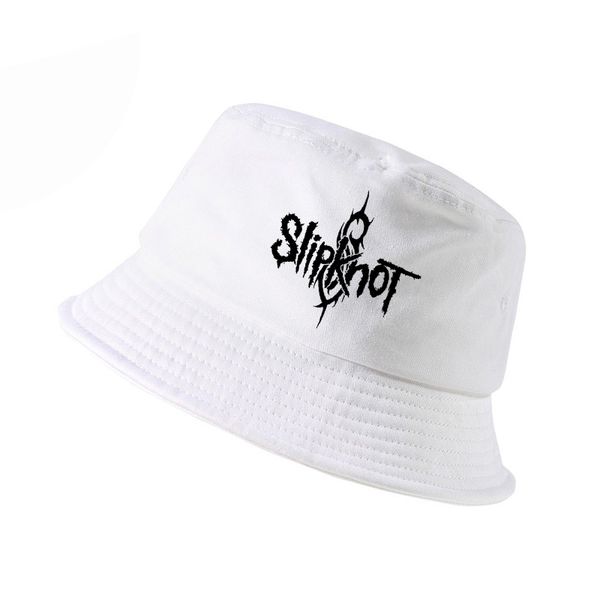 

summer menwomen slipknot fisherman cap summer men women rock hip hop cap 100%cotton heavy metal band bucket hat panama