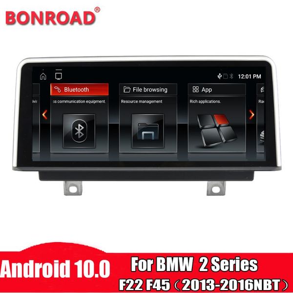 

bonroad 8.8 " android 10.0 автомобильный мультимедийный плеер для bmwfor 2 серии f22 / f45 mpv(2013-2016)nbt радио gps автомобильный dvd