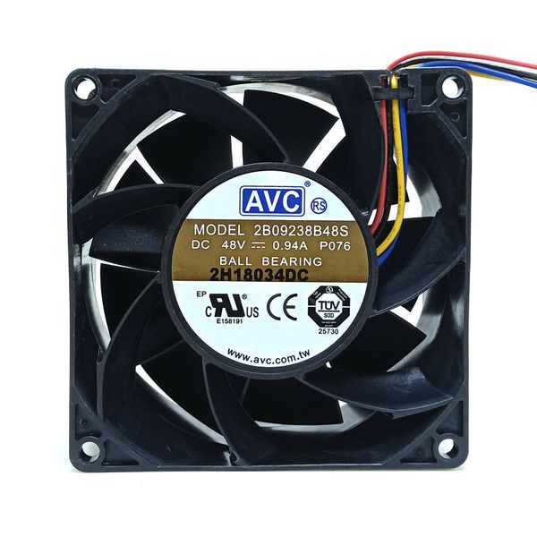 

оригинал для avc 2b09238b48s 92x92x38mm dc48v 0.94a 9см 4lines pwm инвертор вентилятора охлаждения