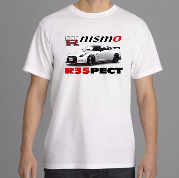 

nissan gtr nismo r35 женщин люди футболка ти белая, White;black