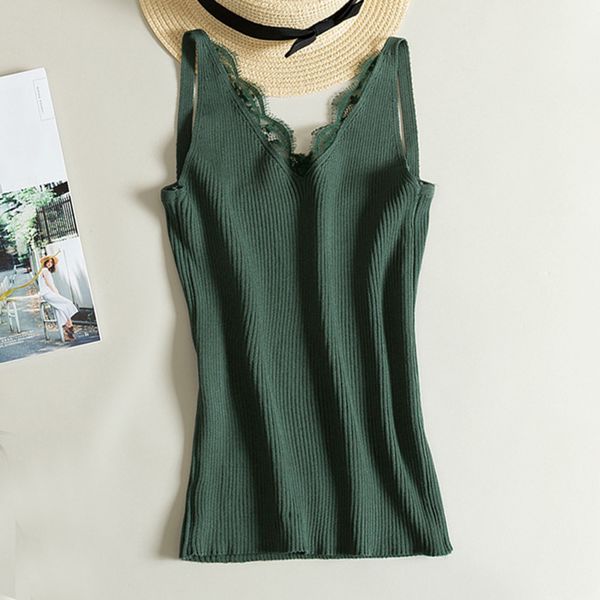 

tank for women crop summer women camisole womens t shirt v neck long lace blusa female tank, White