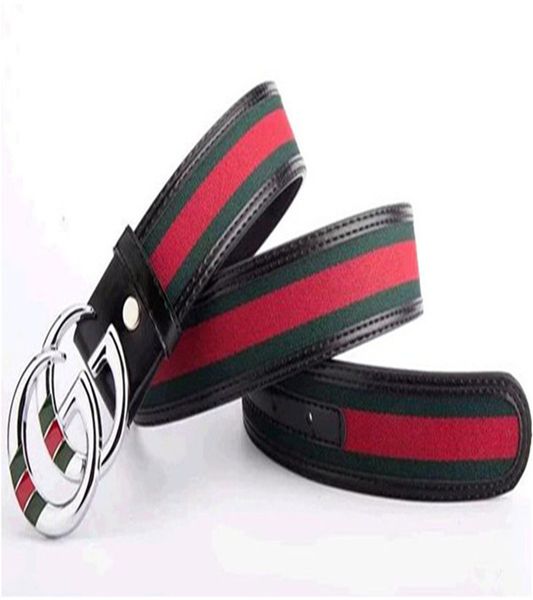 

men's belt designer letters smooth buckle fine fish grain belt body comfortable wear of shipping, Blue;gray