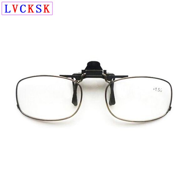 

portable fishing clip on reading glasses magnifier men women clip presbyopia glasses fullrim/rimless spectacles +1~+4 b3, White;black