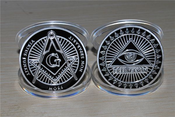 

1pcs/lot, ason coin masonic coin - all seeing eye masonic collectible