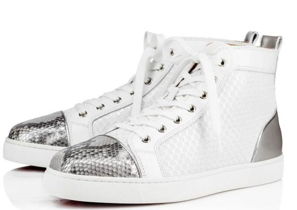 

perfect quality red bottom sneakers genuine leather outdoor trainers for men & women outdoor casual fats with box,ing, Black